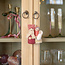 Filz Weihnachtshänger Jozef & Maria cyclaam/oud roze