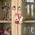 Sjaal met Verhaal Felt Christmas Hanger Jozef & Maria cyclaam/oud roze