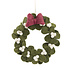 Sjaal met Verhaal Felt Christmas Hanger Krans Mistletoe met Strik