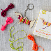 Rex London Sticke deinen eigenen Schlüsselanhänger Sausage Dog