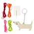 Rex London Stitch your own wooden keyring - Sausage Dog