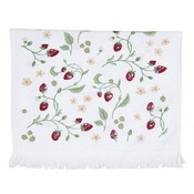 Clayre & Eef Guest towel Strawberry