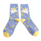 Miss Sparrow Socks Bamboo Angel denim