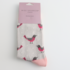 Miss Sparrow Socks Bamboo Blackbirds silver
