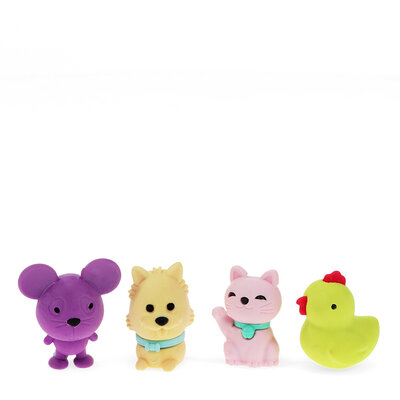 Rex London Erasers Animals Set of 4