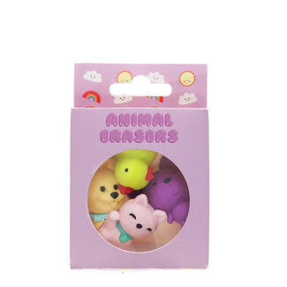Rex London Erasers Animals Set of 4