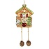 Clayre & Eef Christmas Decoration Cuckoo Clock Glass
