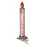 Clayre & Eef Weihnachtsdekoration Candle Pink Glass