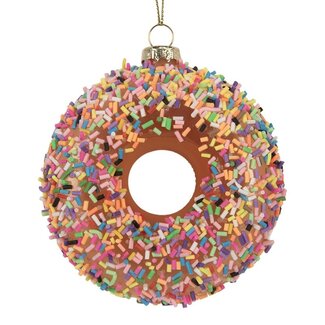 Clayre & Eef Christmas Decoration Donut Glass