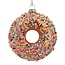 Weihnachtsdekoration Donut Glass