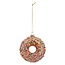 Weihnachtsdekoration Donut Glass