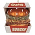 Clayre & Eef Christmas Decoration Cheesy Burger Glass