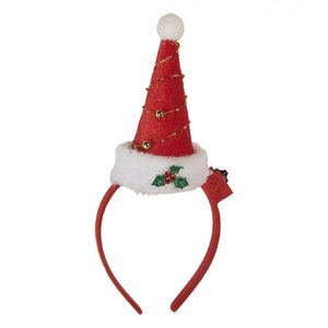 Clayre & Eef Haarband Christmas Hat With Lights