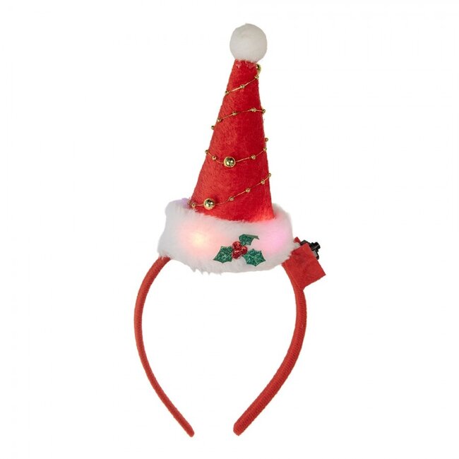 Haarband Christmas Hat With Lights