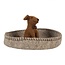 Filz-Schale Dog Grey