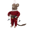 Clayre & Eef Filz Weihnachtshänger Mouse