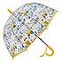 Clayre & Eef Kinder-Regenschirm Vehicles yellow