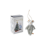 CGB Giftware Felt Christmas Hanger Mouse in Giftbox  "The Night.."