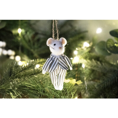 CGB Giftware Felt Christmas Hanger Mouse in Giftbox  "The Night.."