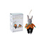 CGB Giftware Felt Christmas Hanger Bunny in Giftbox "Walking in a..."