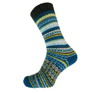 Gemjar Socks Men Wollmix Nordic blue/yellow