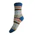 Gemjar Socken Wollmix Scandi blue/cream/brown