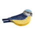 Red Cuckoo Haarklammer Blue Tit large