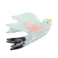 Red Cuckoo Haarklammer Flying Bird