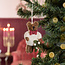 Filz Weihnachtshänger Meneer Beer creme