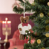 Sjaal met Verhaal Felt Christmas Hanger Meneer Beer creme