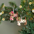 Sjaal met Verhaal Felt Christmas Hanger Teckel creme