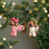 Sjaal met Verhaal Felt Christmas Hanger Teckel XL creme