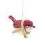 Felt Christmas Hanger Vogeltje cyclaam