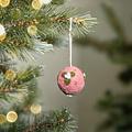 Sjaal met Verhaal Filz Weihnachtshänger Mistletoe Small oudroze