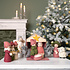 Sjaal met Verhaal Felt Nativity Scene cyclaam/oudroze