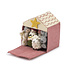 Sjaal met Verhaal Felt Nativity Scene cyclaam/oudroze