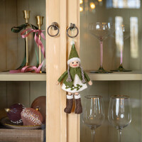 Sjaal met Verhaal Felt Christmas Hanger Meisje Mistletoe