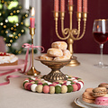 Sjaal met Verhaal Felt coaster 20 cm rond Bolletjes Mistletoe Dreams