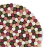 Sjaal met Verhaal Felt coaster 40 cm rond Bolletjes Mistletoe Dreams