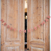 Sjaal met Verhaal Filzgirlande Merry Christmas Mistletoe Dreams