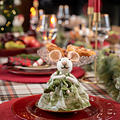 Sjaal met Verhaal Felt Decoration Muis met Mistletoe