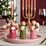 Felt Decoration Kerstengeltjes Mistletoe Dreams assorti