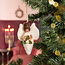 Sjaal met Verhaal Filz Weihnachtshänger Engeltje Mistletoe wit