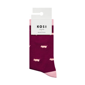 Kosi London Socks Bamboo The Pig