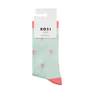Kosi London Socks Bamboo The Flamingo