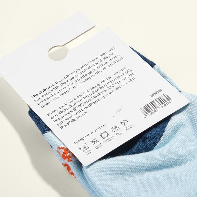 Socken Bamboo The Octopus