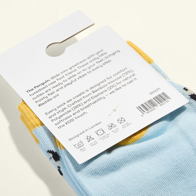 Kosi London Socks Bamboo The Penguin