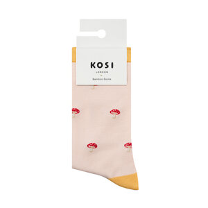Kosi London Socks Bamboo The Mushroom