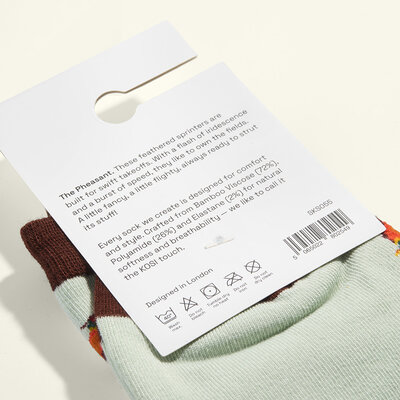 Kosi London Socks Bamboo The Pheasant