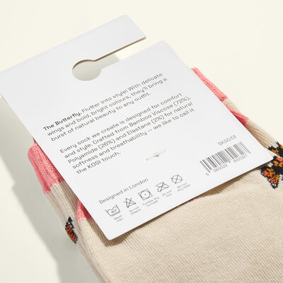 Kosi London Socks Bamboo The Butterfly